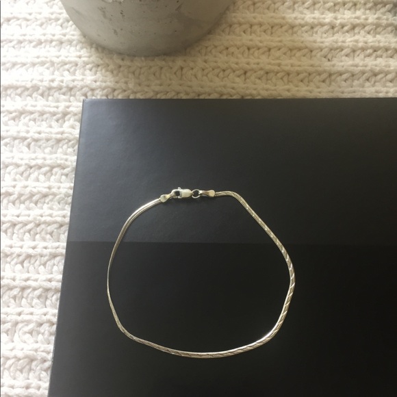 Sterling Silver Snake Chain Bracelet - Picture 4 of 8